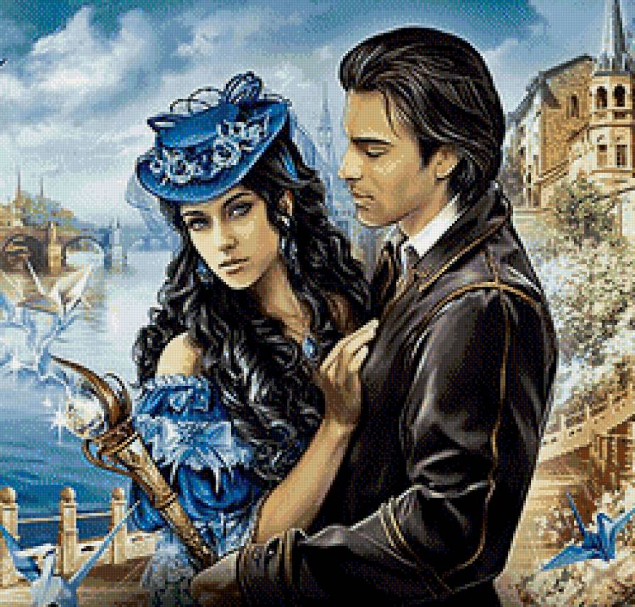 двое - пара, двое, влюбленные - предпросмотр