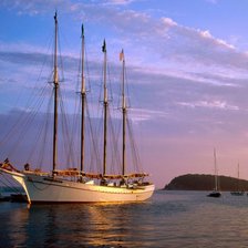 Схема вышивки «Яхта»