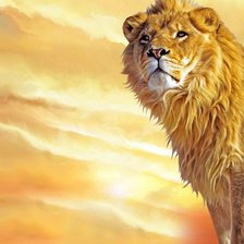 Схема вышивки «Лев»