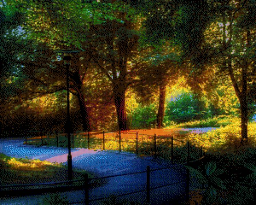 літо - парк, дерево, ліс, літо - предпросмотр