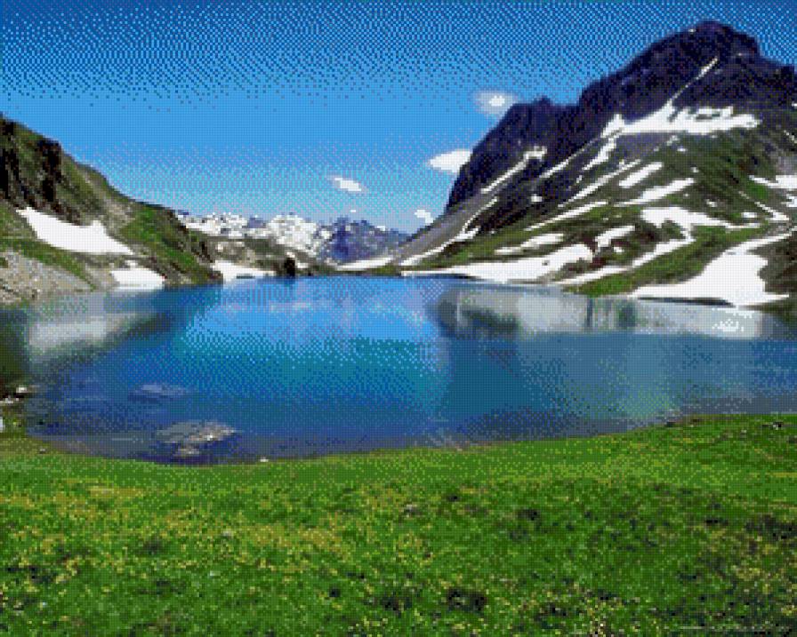 Гори - дерева, вода, ліс, природа - предпросмотр