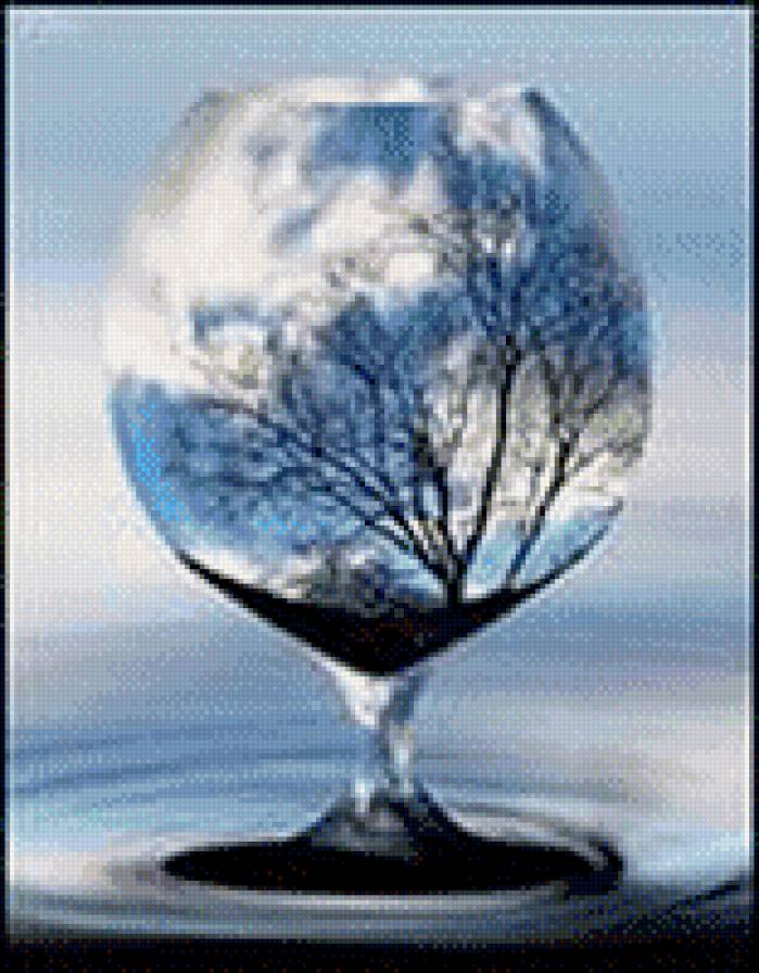 дерево в бокале - предпросмотр