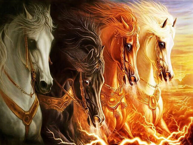 Лошади - лошади, животные, кони - оригинал