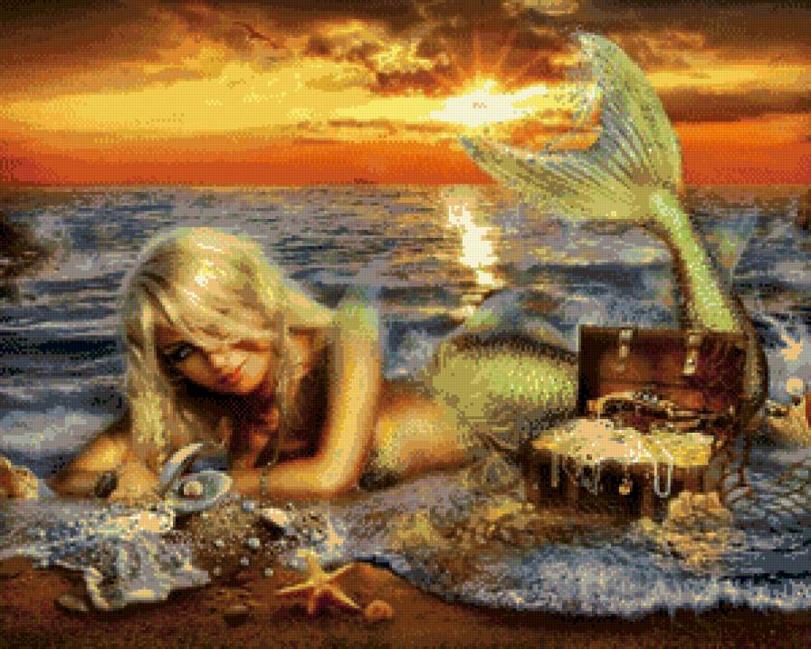 Девушка русалка - люди, русалка, девушка - предпросмотр