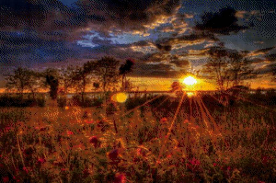 рассвет - природа - предпросмотр