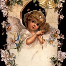 Схема вышивки «ангел»