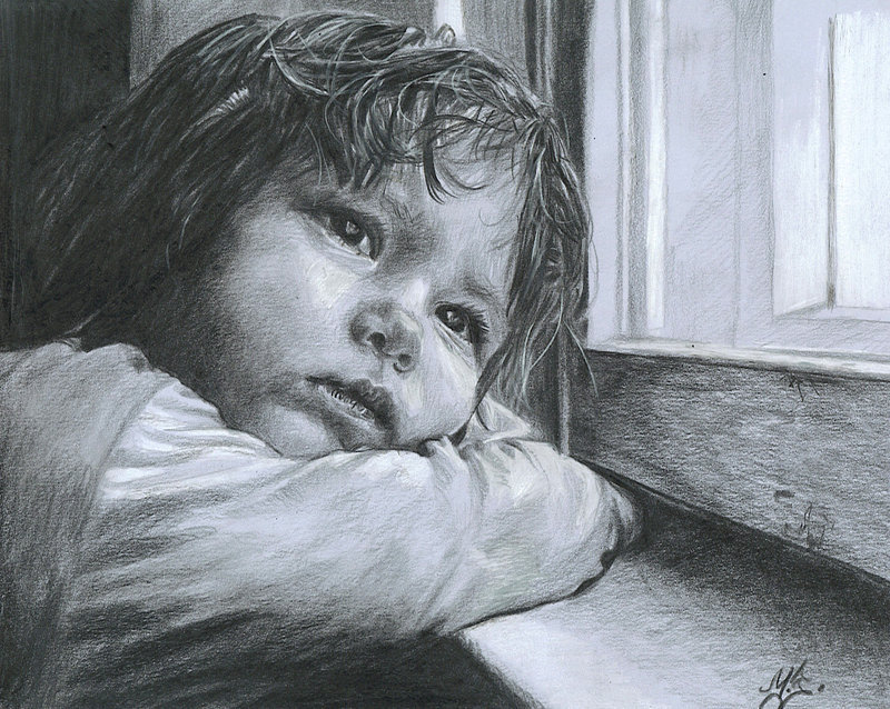 дитина у вікна - діти, почуття - оригинал