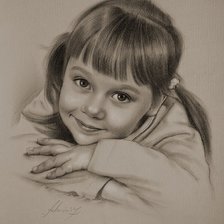 Схема вышивки «дівчинка»