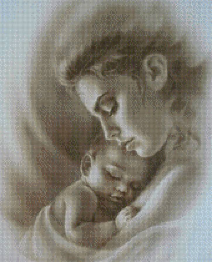 материнська любов - діти, мама, ангелик - предпросмотр