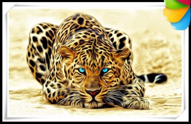 Леопард - леопард, живитные - оригинал