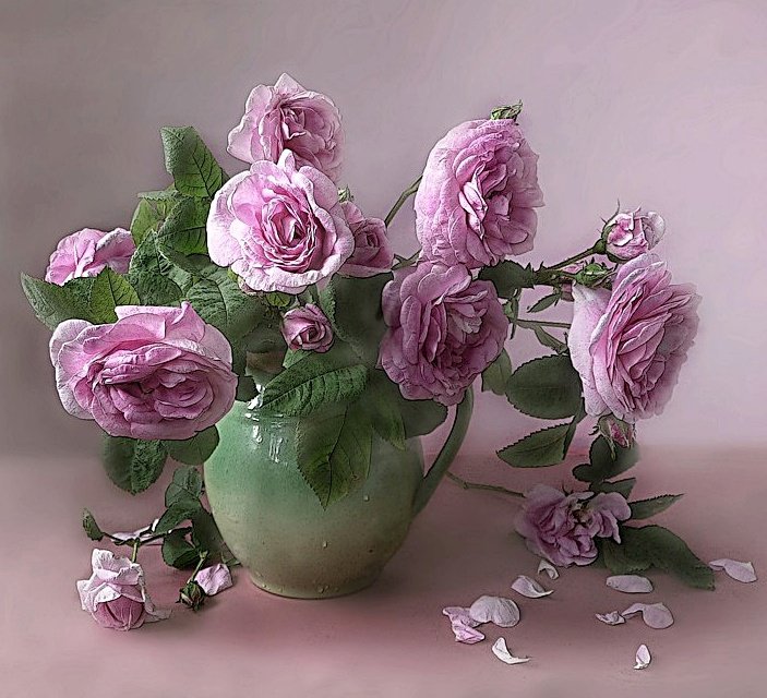 лиловые розы - оригинал