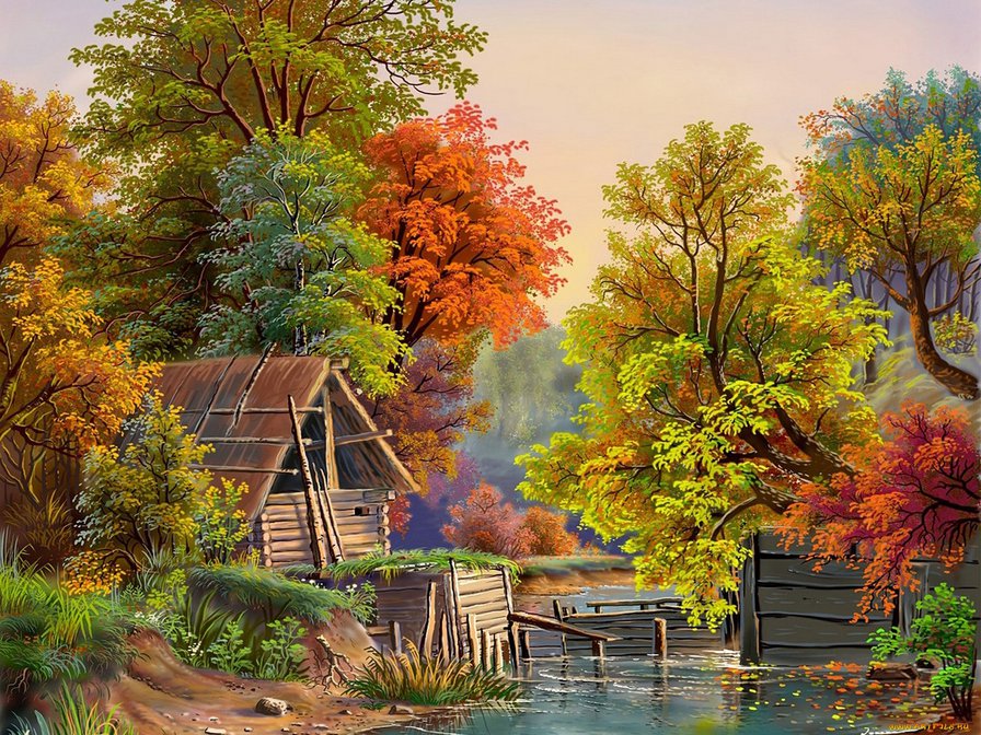 золотая осень - оригинал