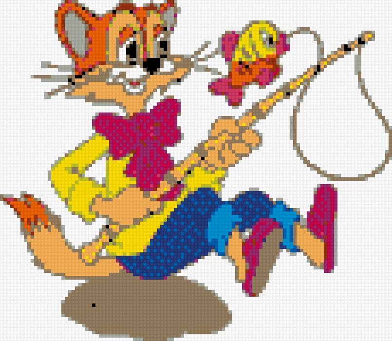 Леопольд - мультик, кот, рыбак - предпросмотр