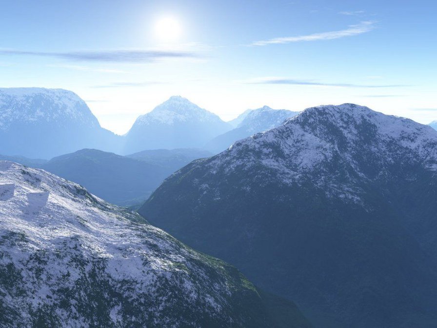 Пейзаж 22 - зима, краса, природа, пейзаж, гори - оригинал