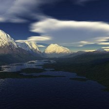 Схема вышивки «Пейзаж 23»