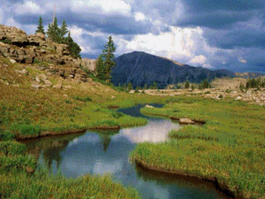 Пейзаж 34 - краса, природа, літо, гори, пейзаж - предпросмотр