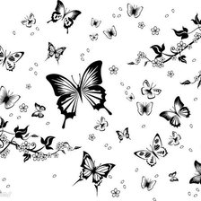 Оригинал схемы вышивки «Бабочки» (№850237)