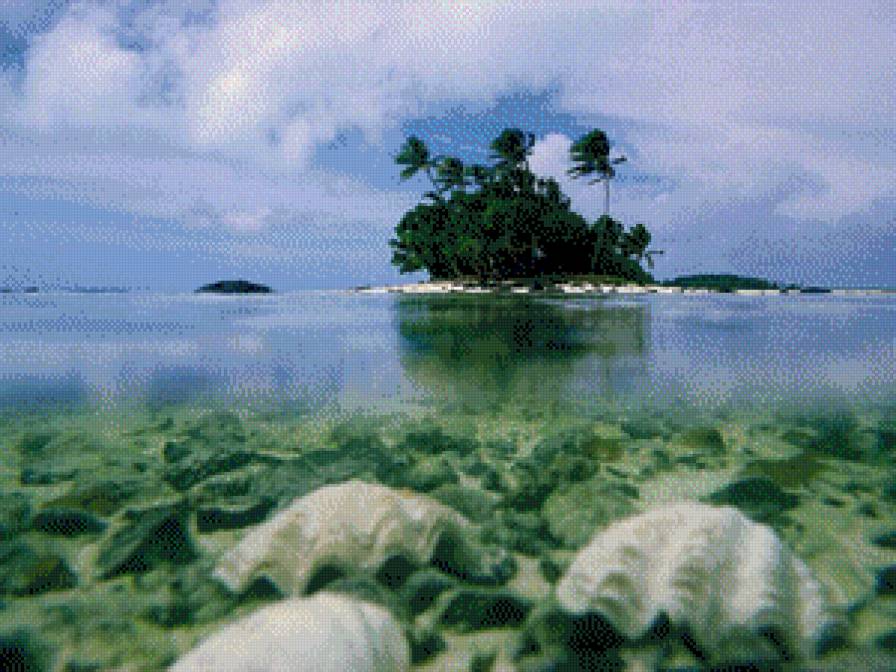 Пейзаж 39 - природа, острів, море, пейзаж, літо - предпросмотр