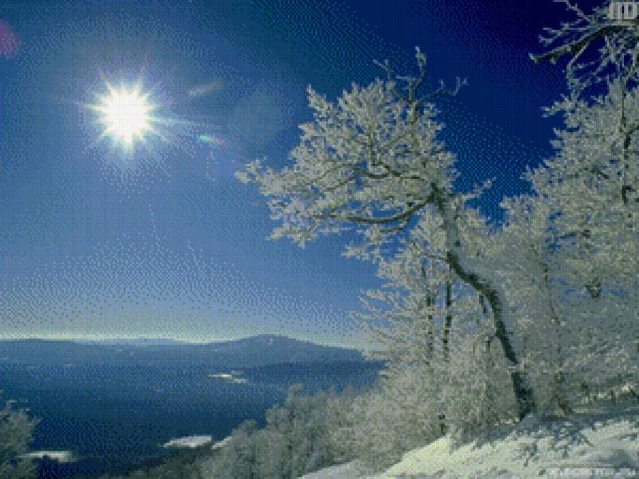 Пейзаж 42 - пейзаж, гори, природа, зима, краса - предпросмотр