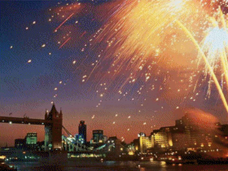 Феерверк - будівлі, архітектура, міста - предпросмотр