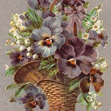 Схема вышивки «серия "корзины"»