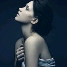 Схема вышивки «девушка»