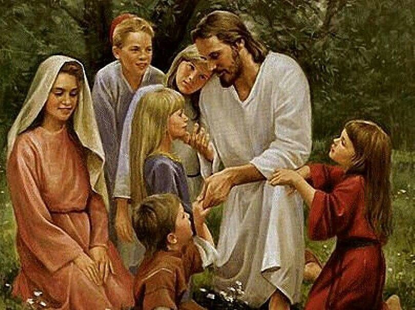 Иисус и дети - религия, дети - оригинал