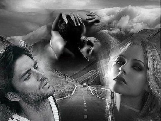 Отношения - пара, монохром - оригинал