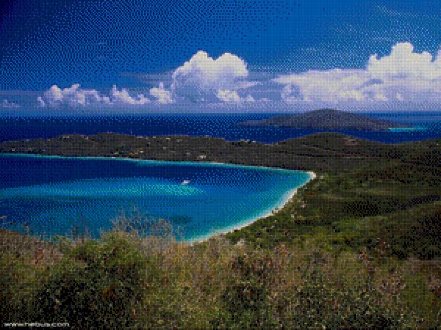 Пейзаж 45 - природа, море, пейзаж, гори, краса - предпросмотр