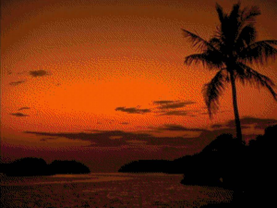 Пейзаж 55 - пейзаж, літо, море, природа, захід, краса - предпросмотр