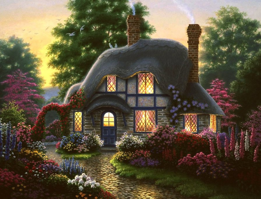 Сказочный домик - домик - оригинал