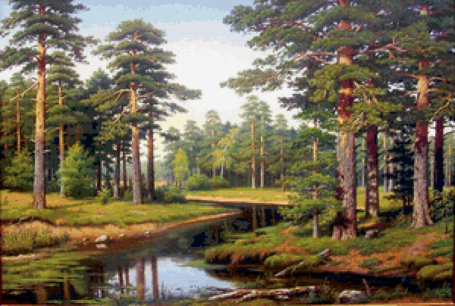 №851334 - природа, река, лето - предпросмотр