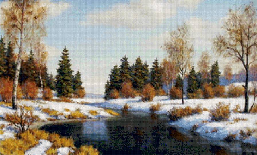 №851344 - весна, река, природа - предпросмотр