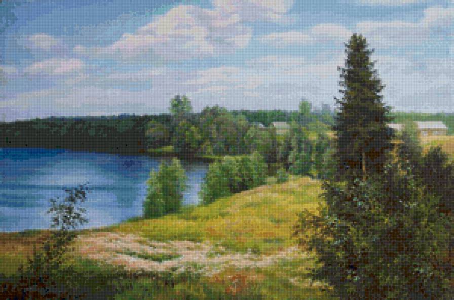 №851425 - река, природа, лето - предпросмотр