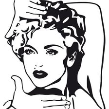 Оригинал схемы вышивки «Madonna» (№851478)