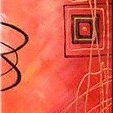 Схема вышивки «Танец на красном (правая часть)»