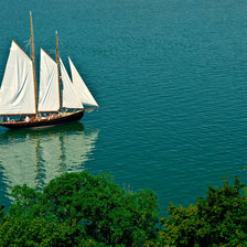Схема вышивки «гавань»
