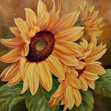 Схема вышивки «Sunflower 300»