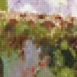 Предпросмотр схемы вышивки «цветущий двор» (№852669)