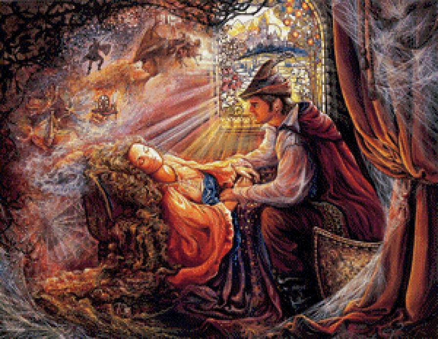 картины Жозефины Уолл - сон, любовь, фэнтези - предпросмотр