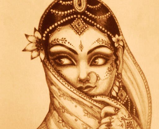 Радхарани - индия, кришна, богиня, религия, веды - оригинал