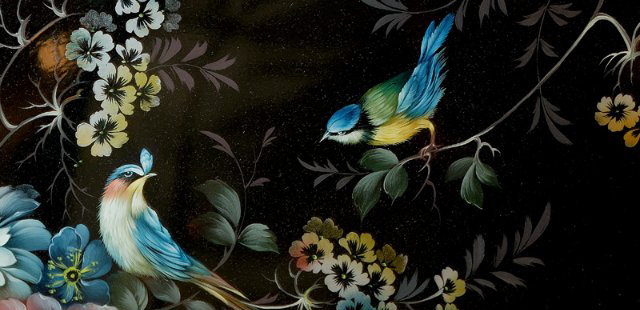 птицы - жостово - оригинал