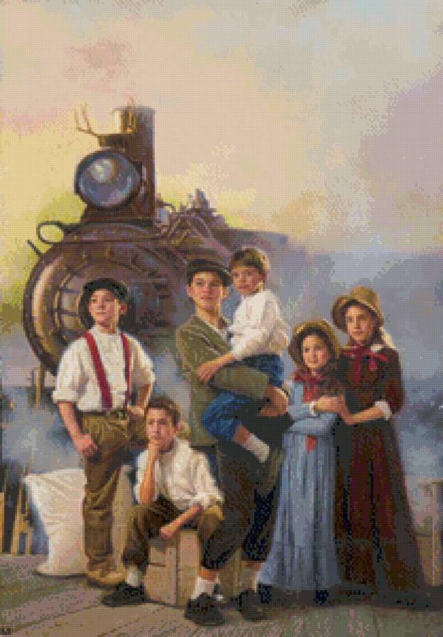 №853234 - поезд, дети - предпросмотр