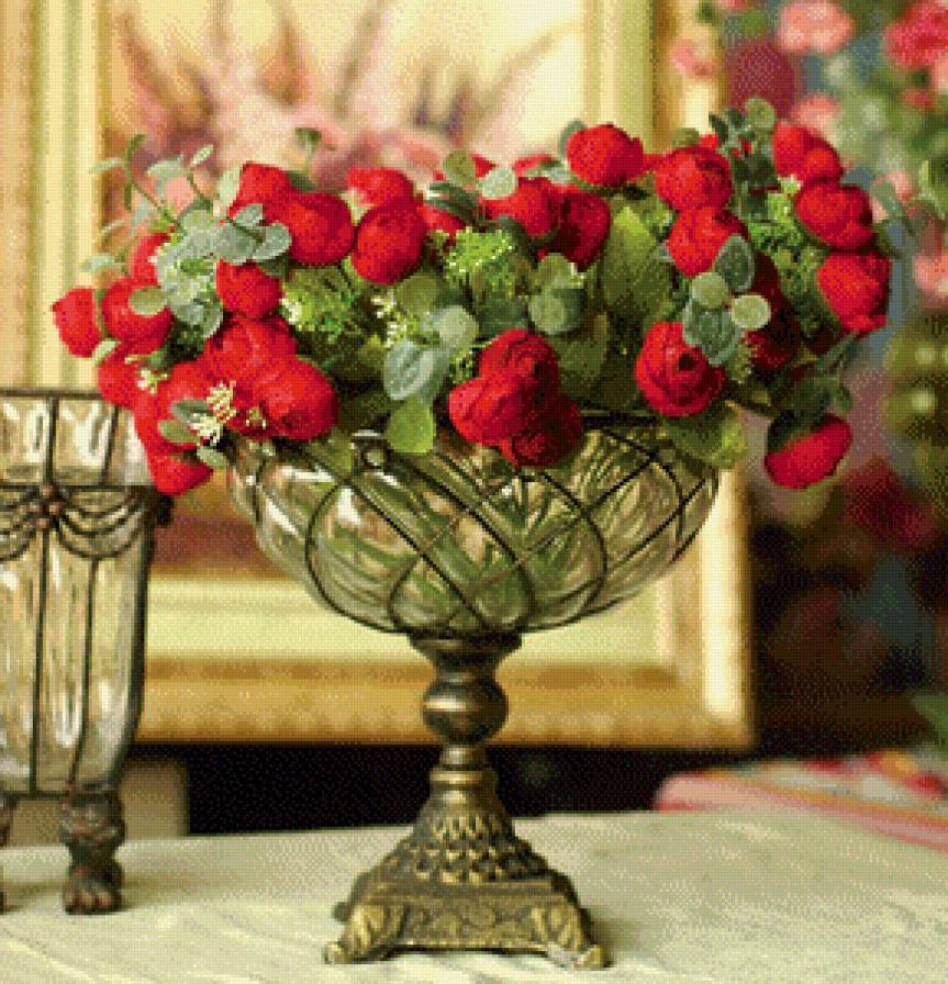 розы - букет, натюрморт, цветы - предпросмотр