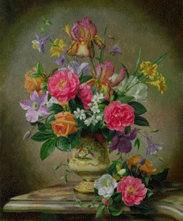 композиция из цветов - предпросмотр