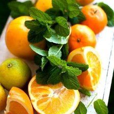 Апельсины и мята