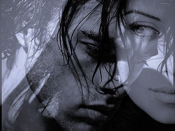 двое монохром - пара, черно-белое, юноша, парень, девушка, люди, монохром - оригинал