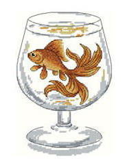 Рыбка в бокале - оригинал