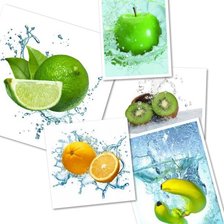 фрукты в воде