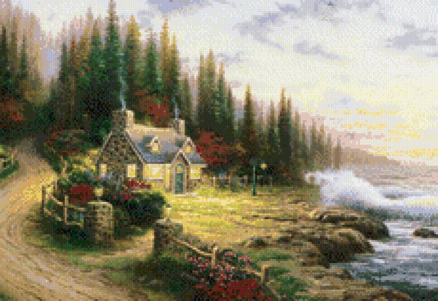 Домик у моря - предпросмотр